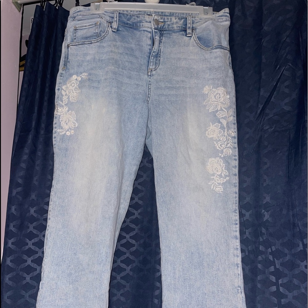 platinum bigger women size 2 jeans